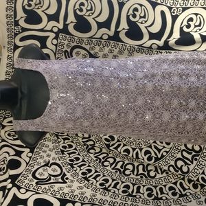 Womens 2 pc. Lavender sequins long dress by R & M Collection. Size 10 dress